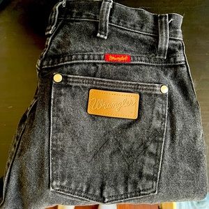 Black Vintage Wrangler Jeans 7x32